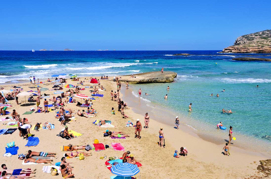 Cala Compe in Sant Josep, Ibiza