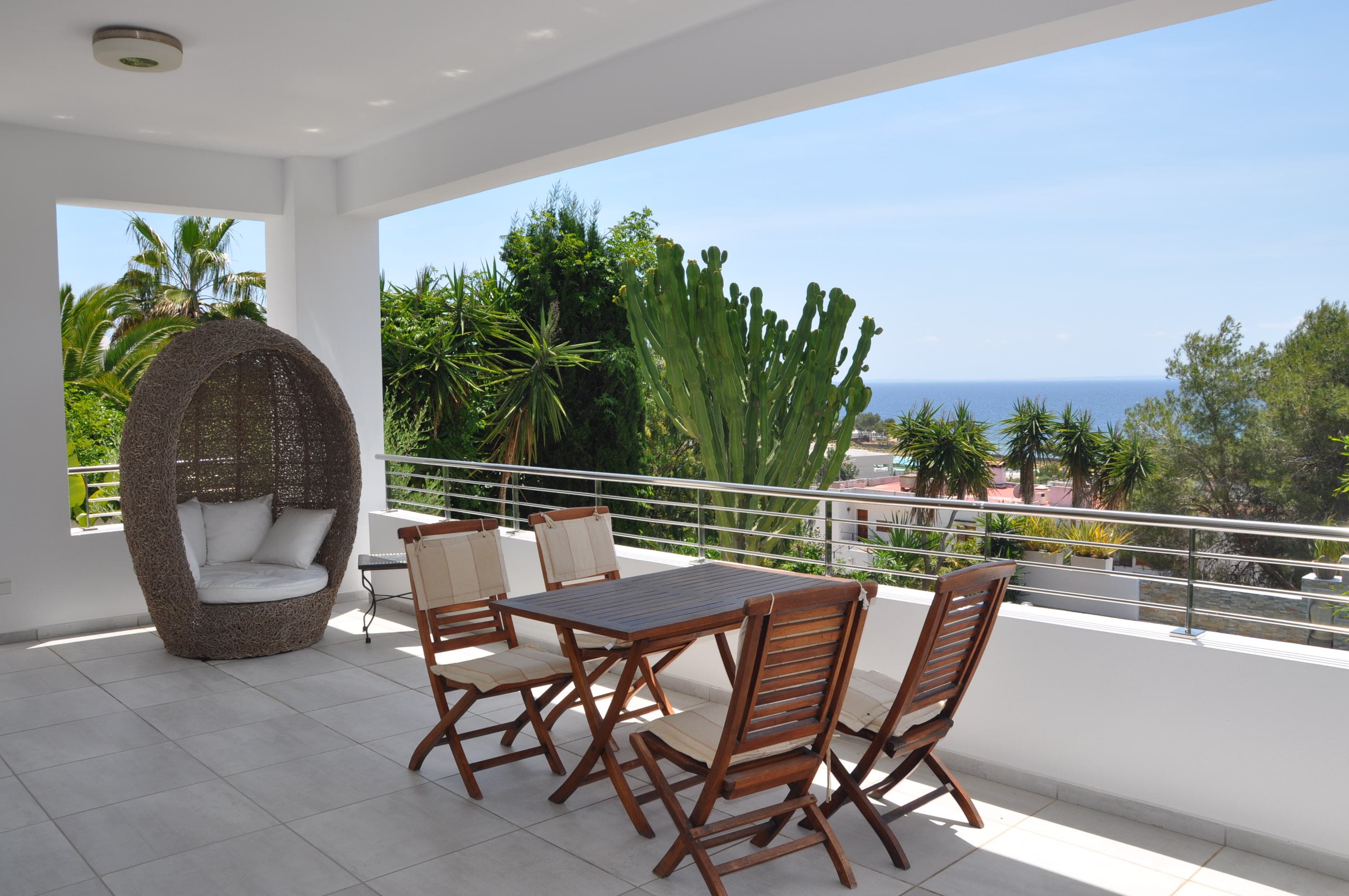 Terrace luxury villa Ibiza